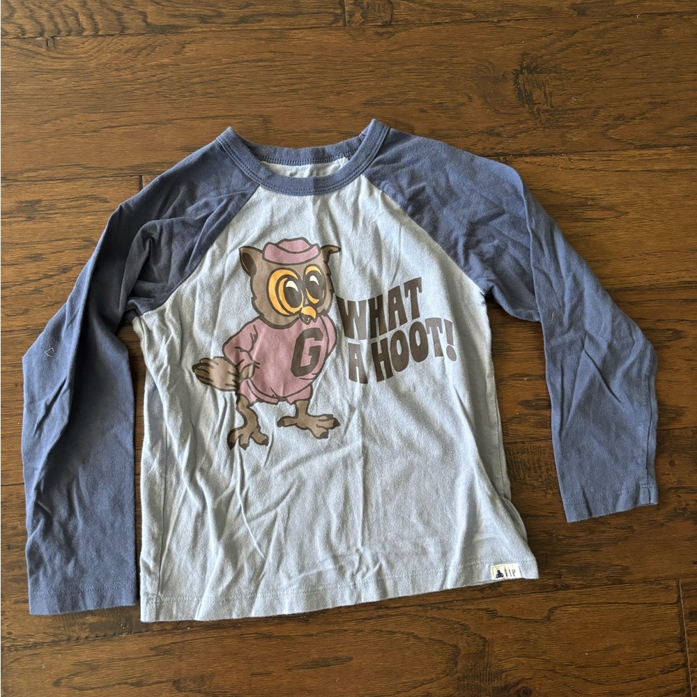 GAP Kids Long Sleeve Owl Tee